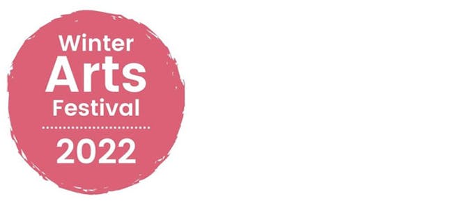 A logo which says Winter Arts Festival 2022