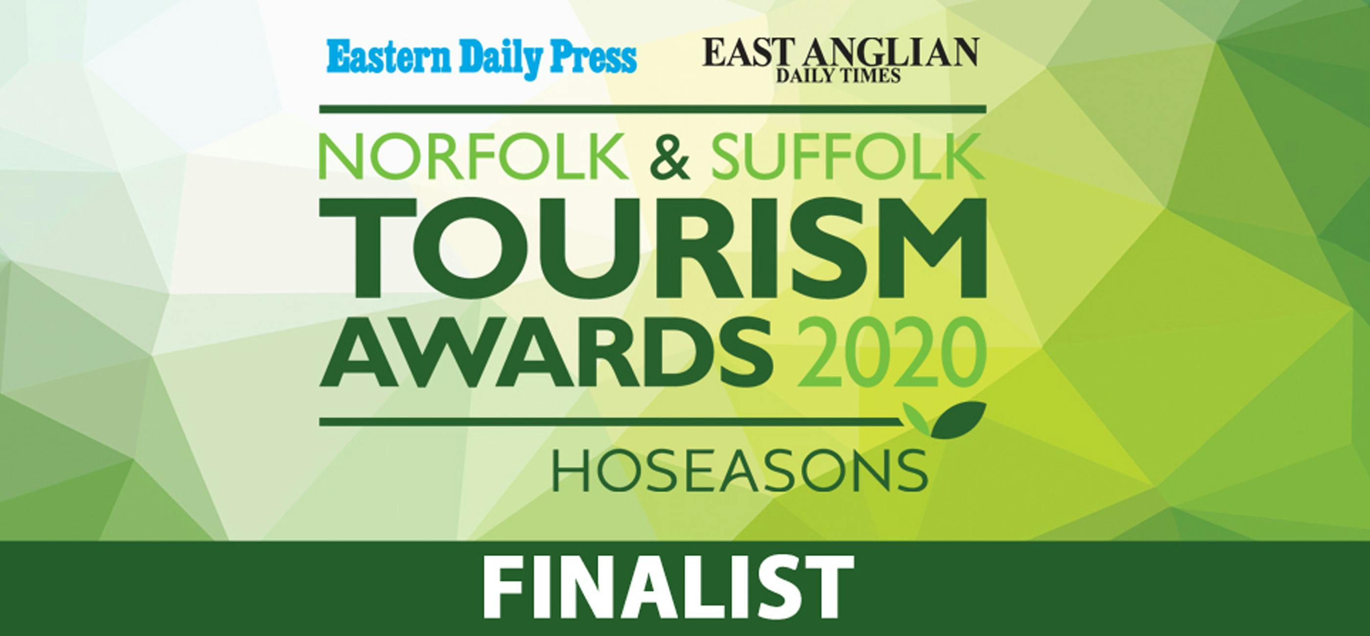 Norfolk & Suffolk Tourism Awards 2020 finalist