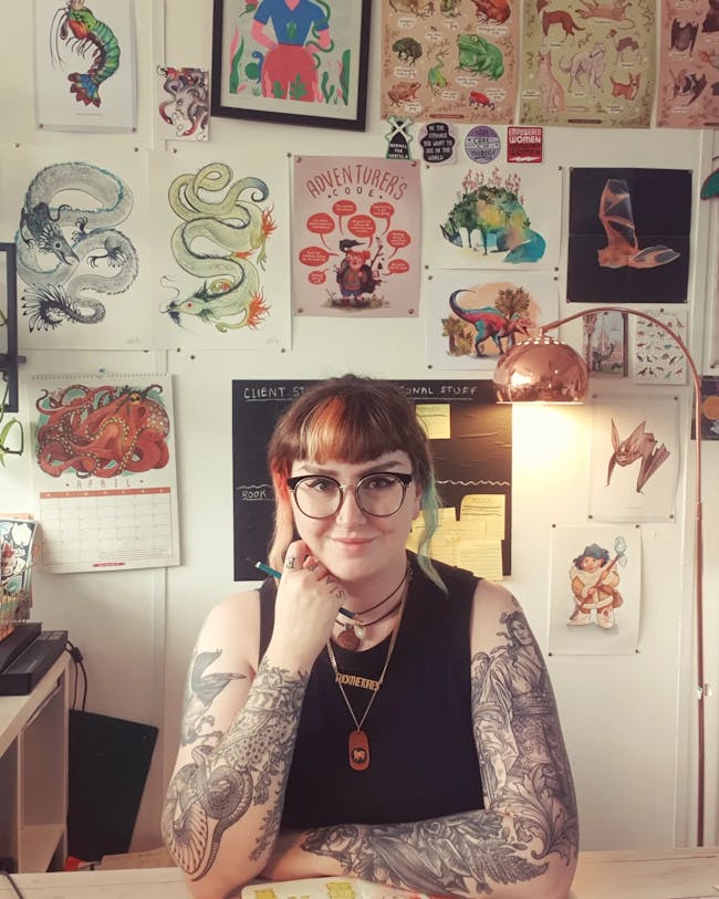 Illustrator Charli Vince.