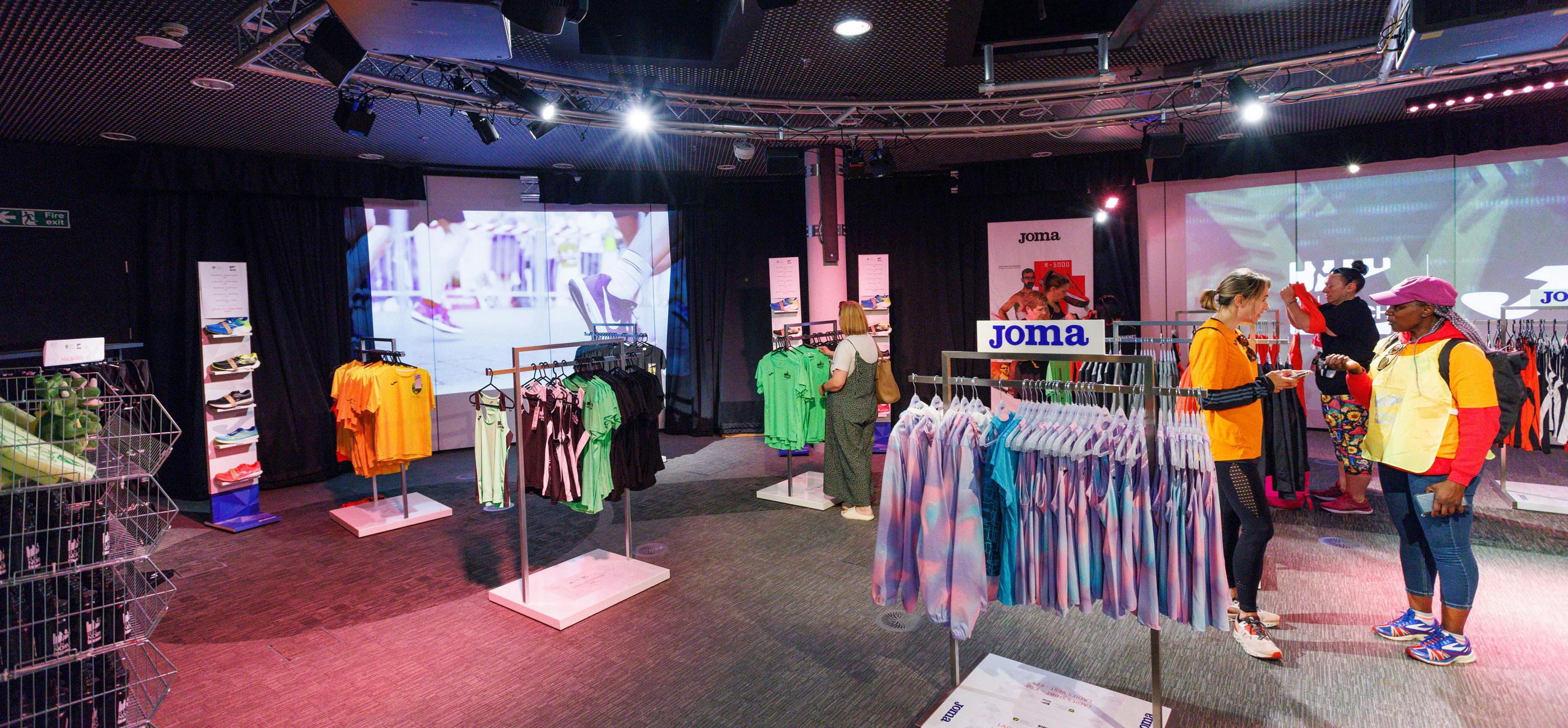 Run Norwich shop selling running clothes and accessories in The Forum Gallery.