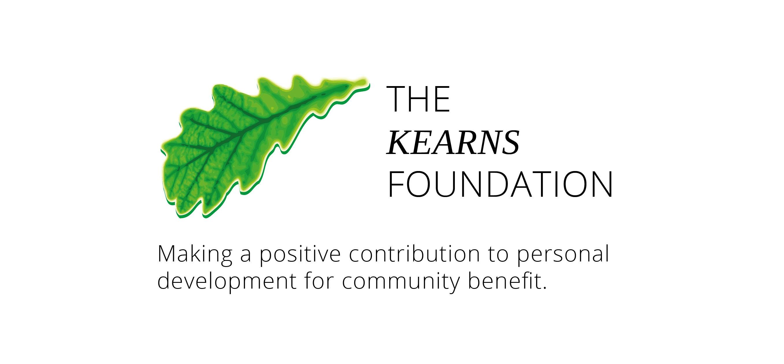 The Kearns Foundation - making a positive contribution to personal development for community benefit.