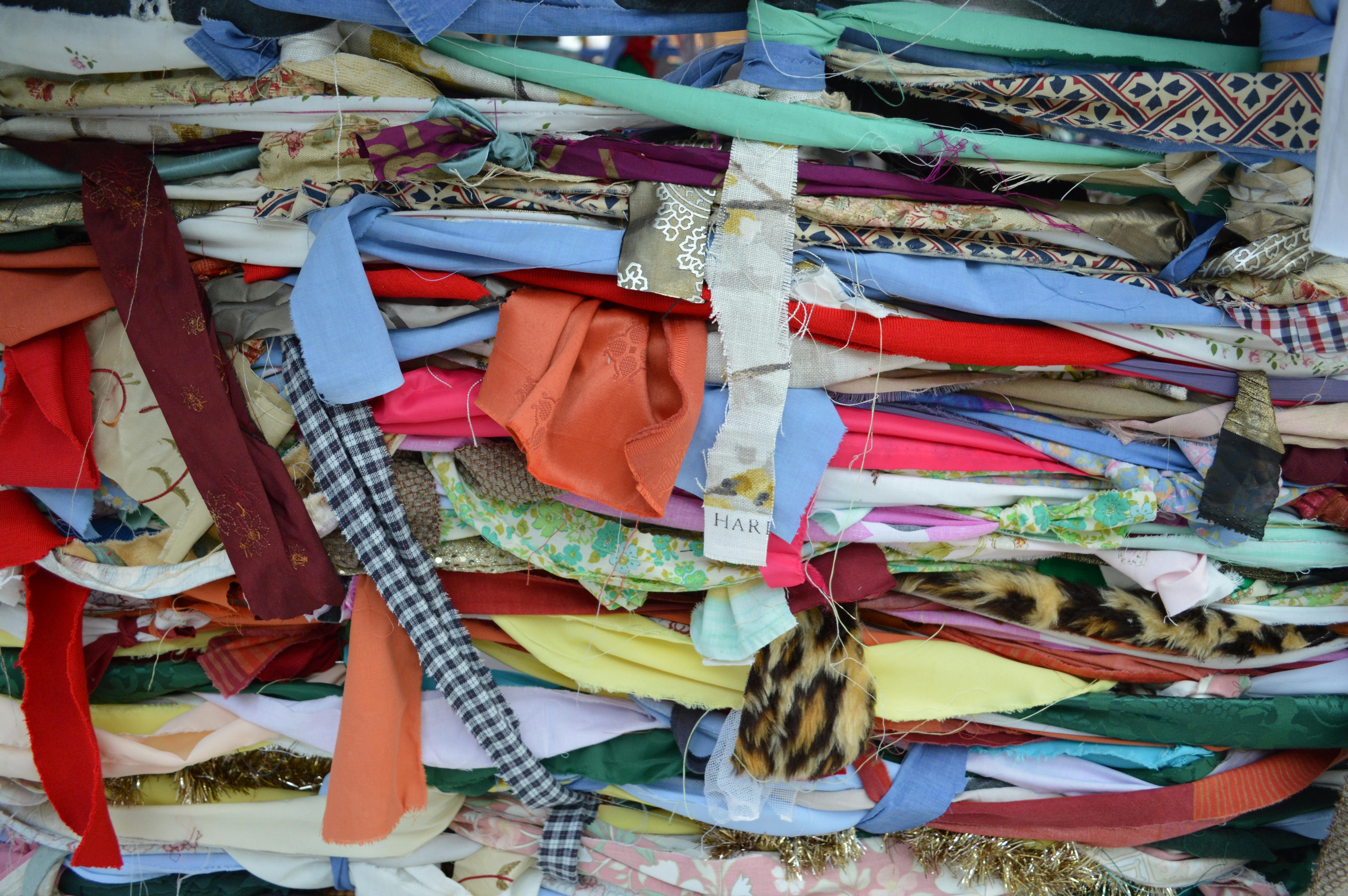 piles of fabric