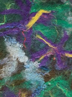 Wool felted image
