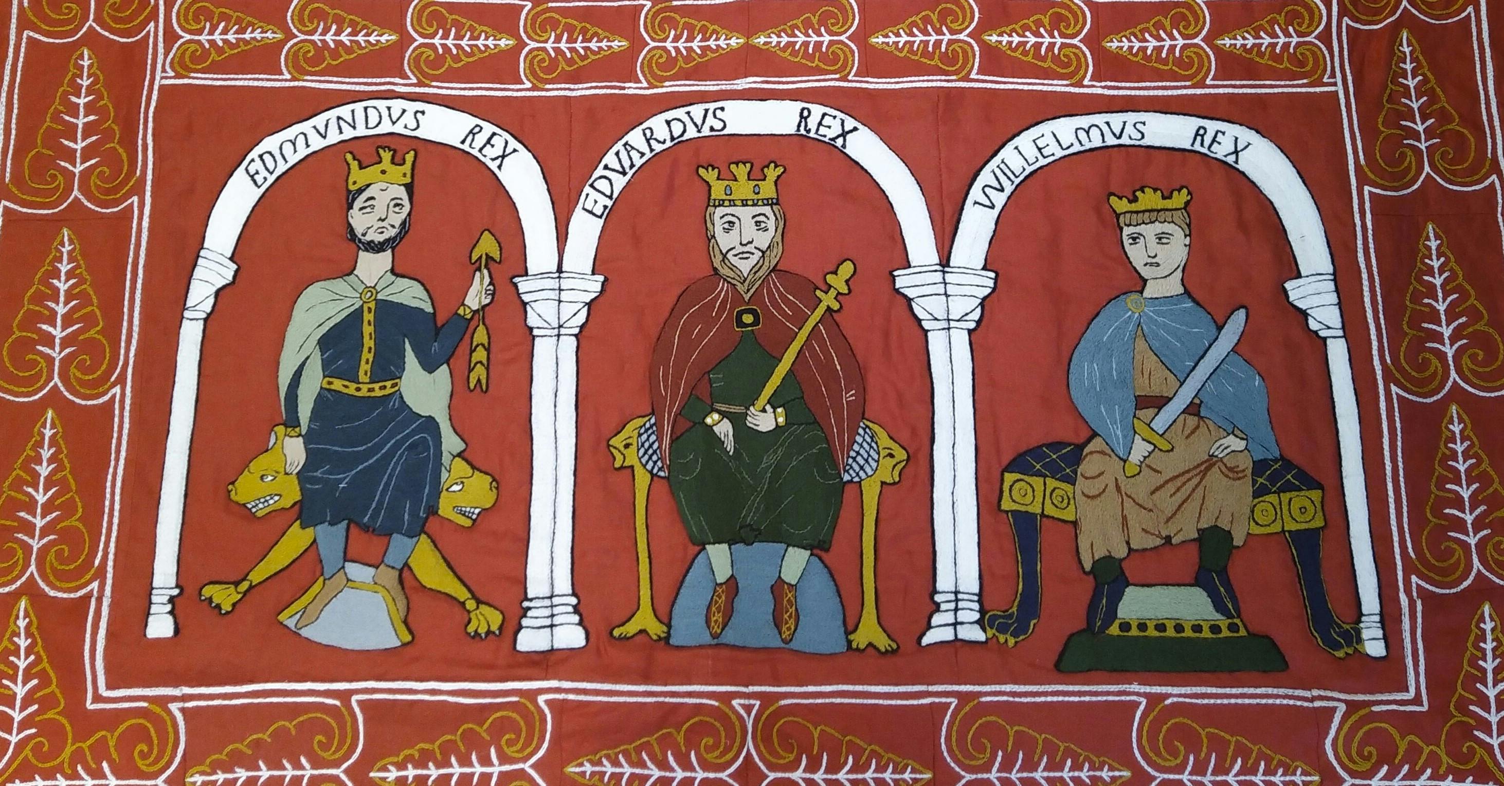 Stitched image of medieval kings