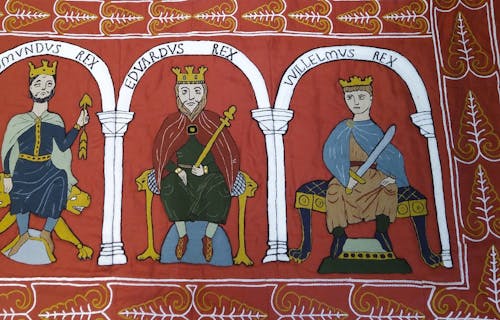 Stitched image of medieval kings