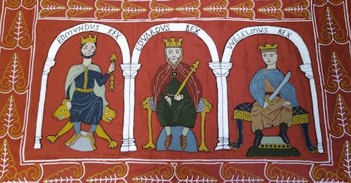 Stitched image of medieval kings