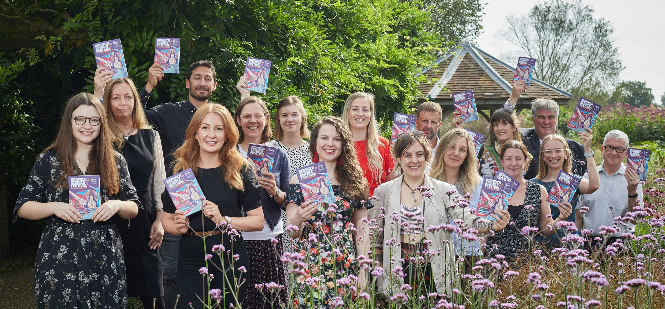 The Norwich Science Festival 2021 brochure is launched at Pensthorpe Natural Park