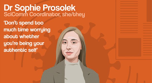 Graphic of Dr Sophie Prosolek