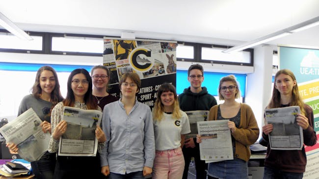 Young Communications Team 2019 at Concrete UEA