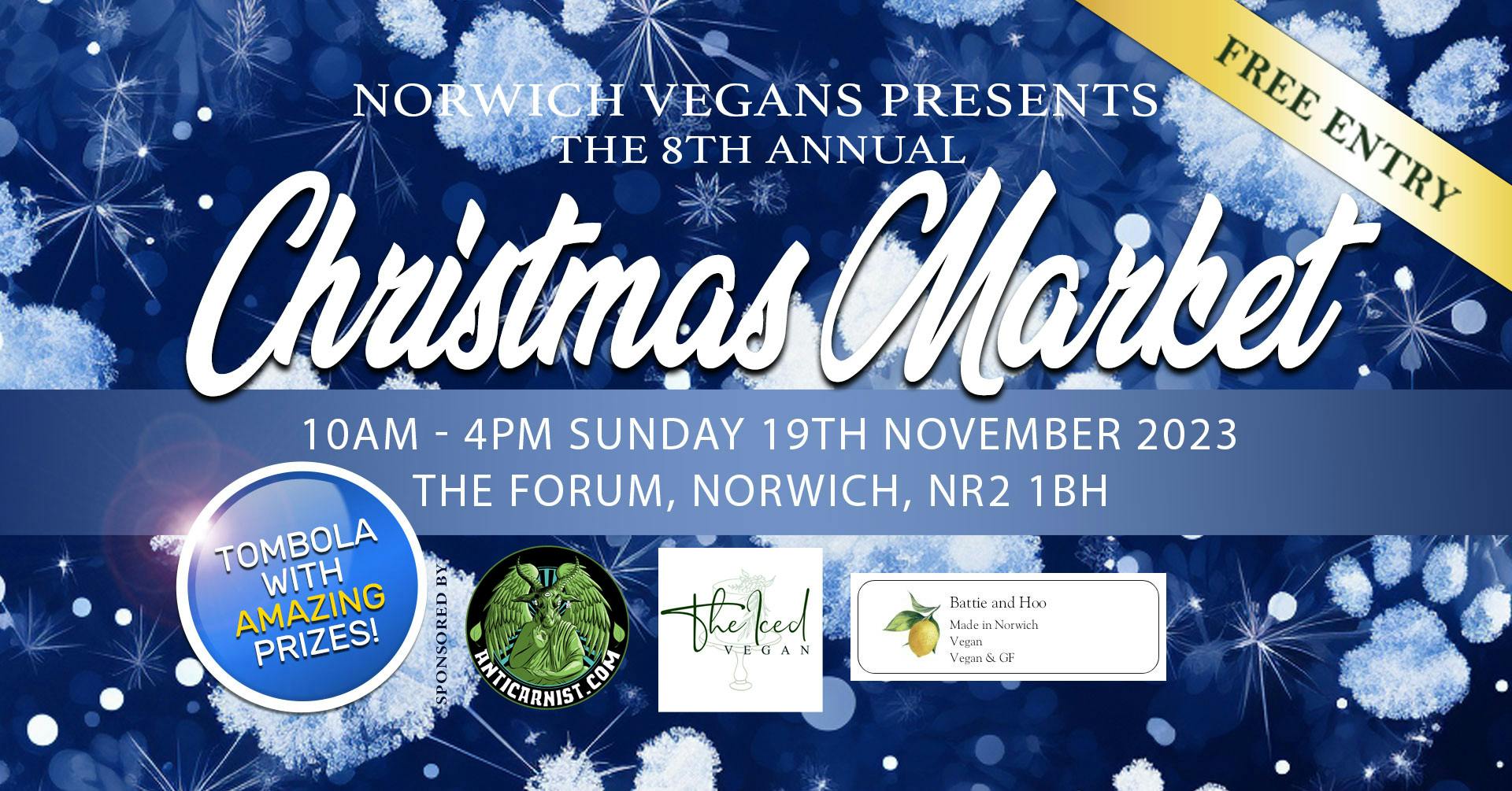 Norwich Vegans Christmas Market // The Forum Norwich