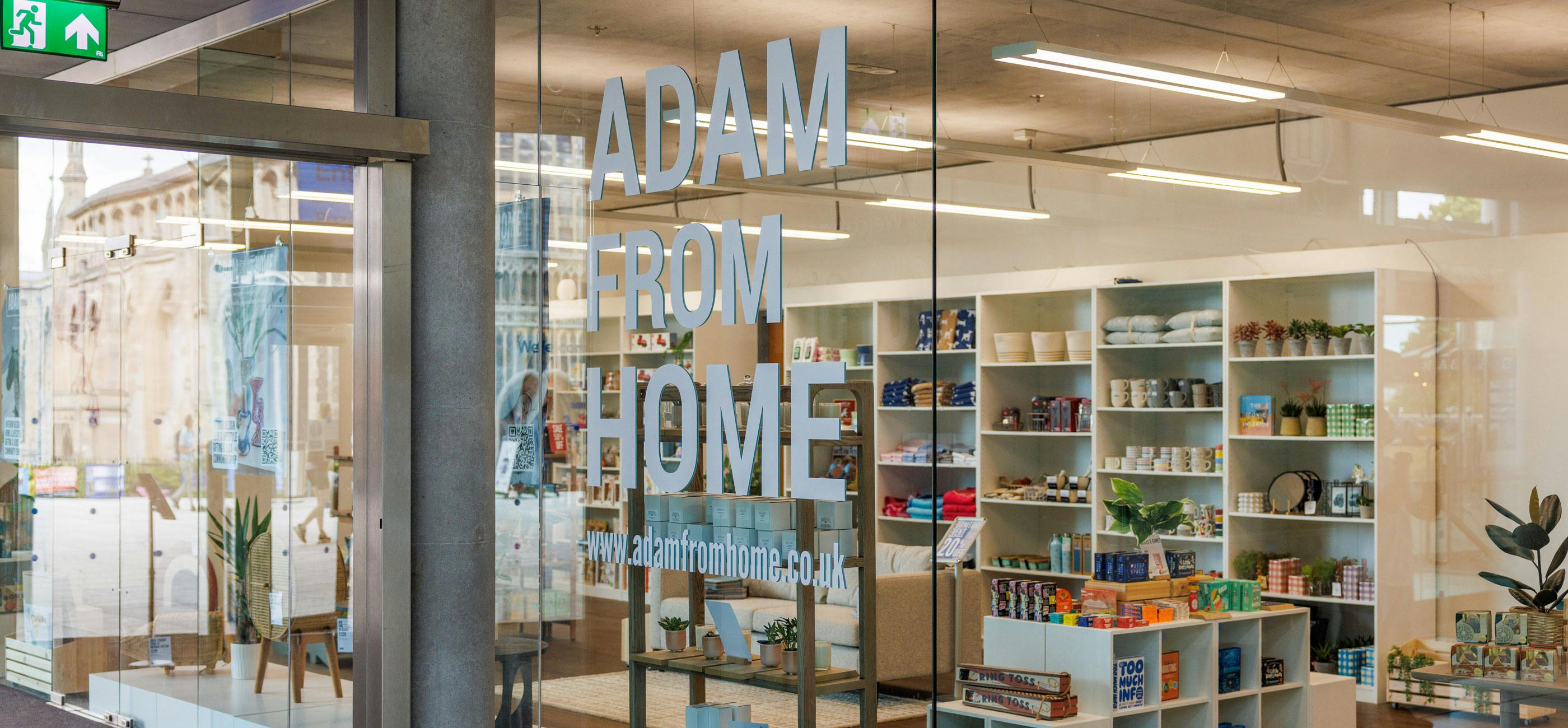 A modern looking homeware store at The Forum in Norwich