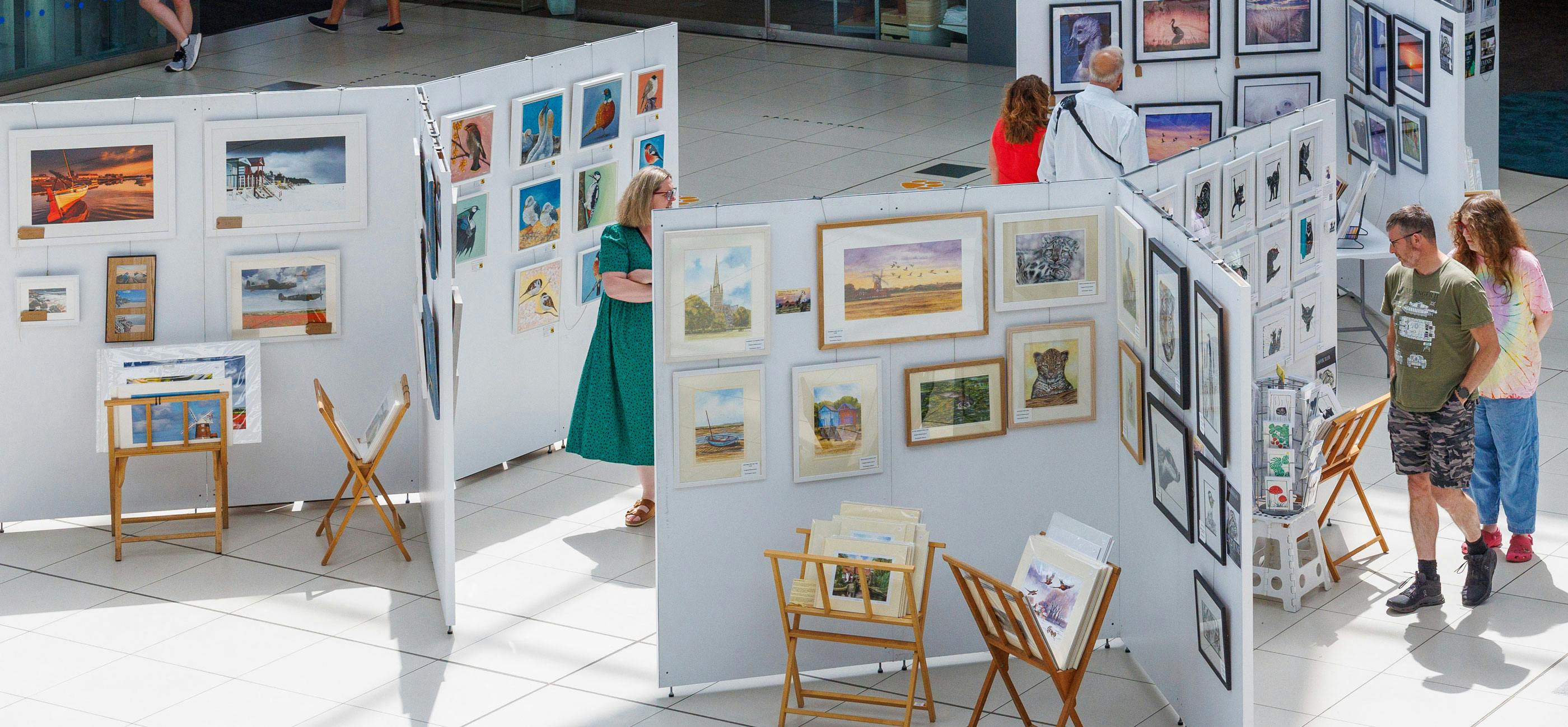 An exhibition of paintings, prints and photographs